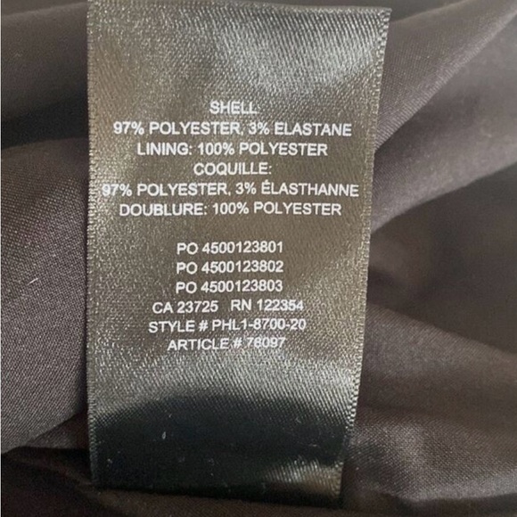 Babaton by Aritzia Viva Wrap Front Black Sleeveless Ruched Mini Dress. Size 00 - Picture 6 of 8